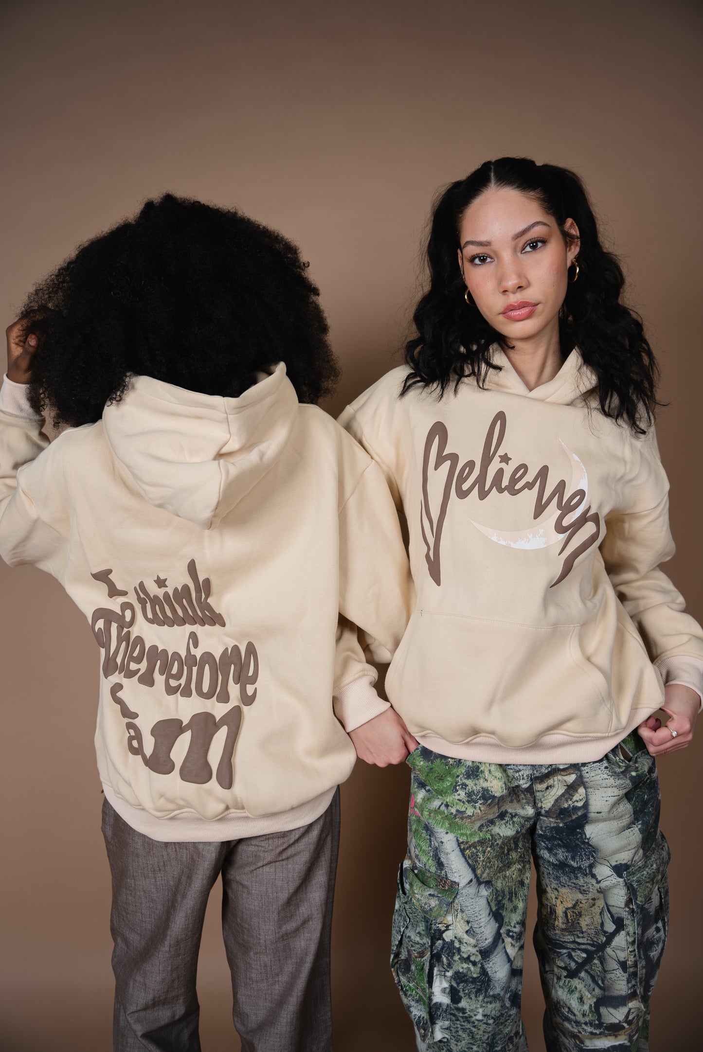 Cream Hoodie
